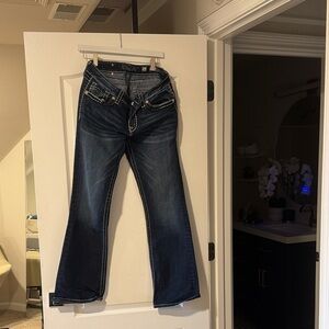 Miss Me Dark Blue Flare Jeans